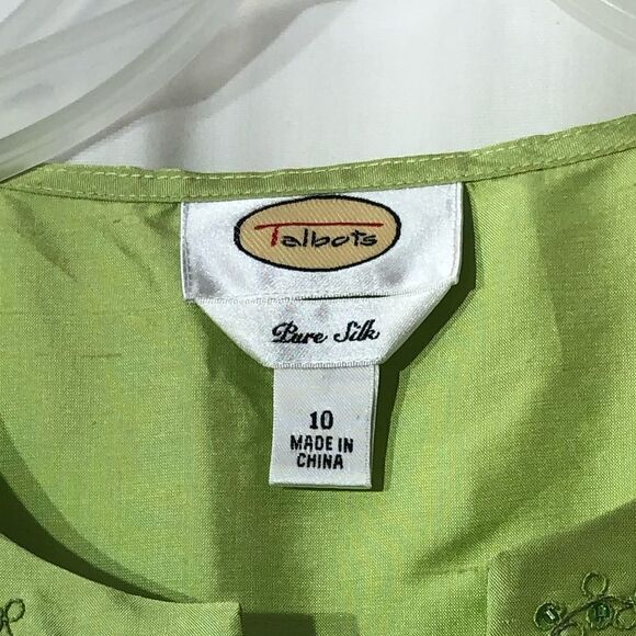 Talbots 100% Pure Silk Blouse - Picture 3 of 7